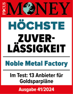 Höchste Zuverlässigkeit – Das Qualitätssiegel der NMF OHG | Anlage in Gold
