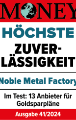 Höchste Zuverlässigkeit – Das Qualitätssiegel der NMF OHG | Anlage in Gold